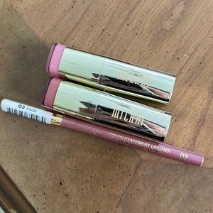 Bundle #22 3 piece Milani lip lipsticks and lip liner